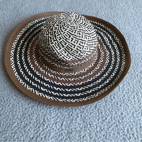 PRANA Dora Sun Hat Womens One Size 100%‎ Paper Straw Wide Brim Outdoor Cap - Picture 1 of 8